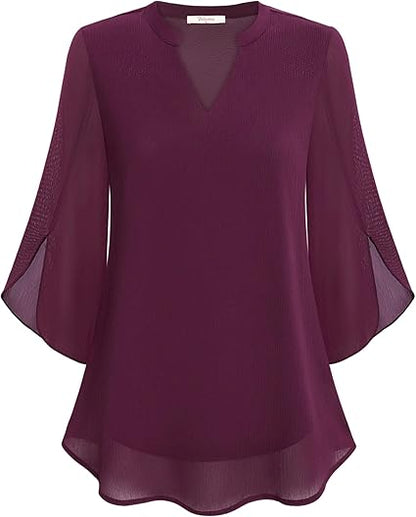 Annelyn | Luxe Gelaagde Blouse