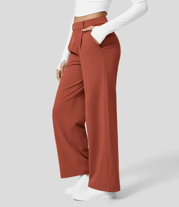 Hailee | Stretchbroek met hoge taille
