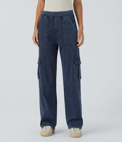 Mandy | Stretchy Cargo Jeans