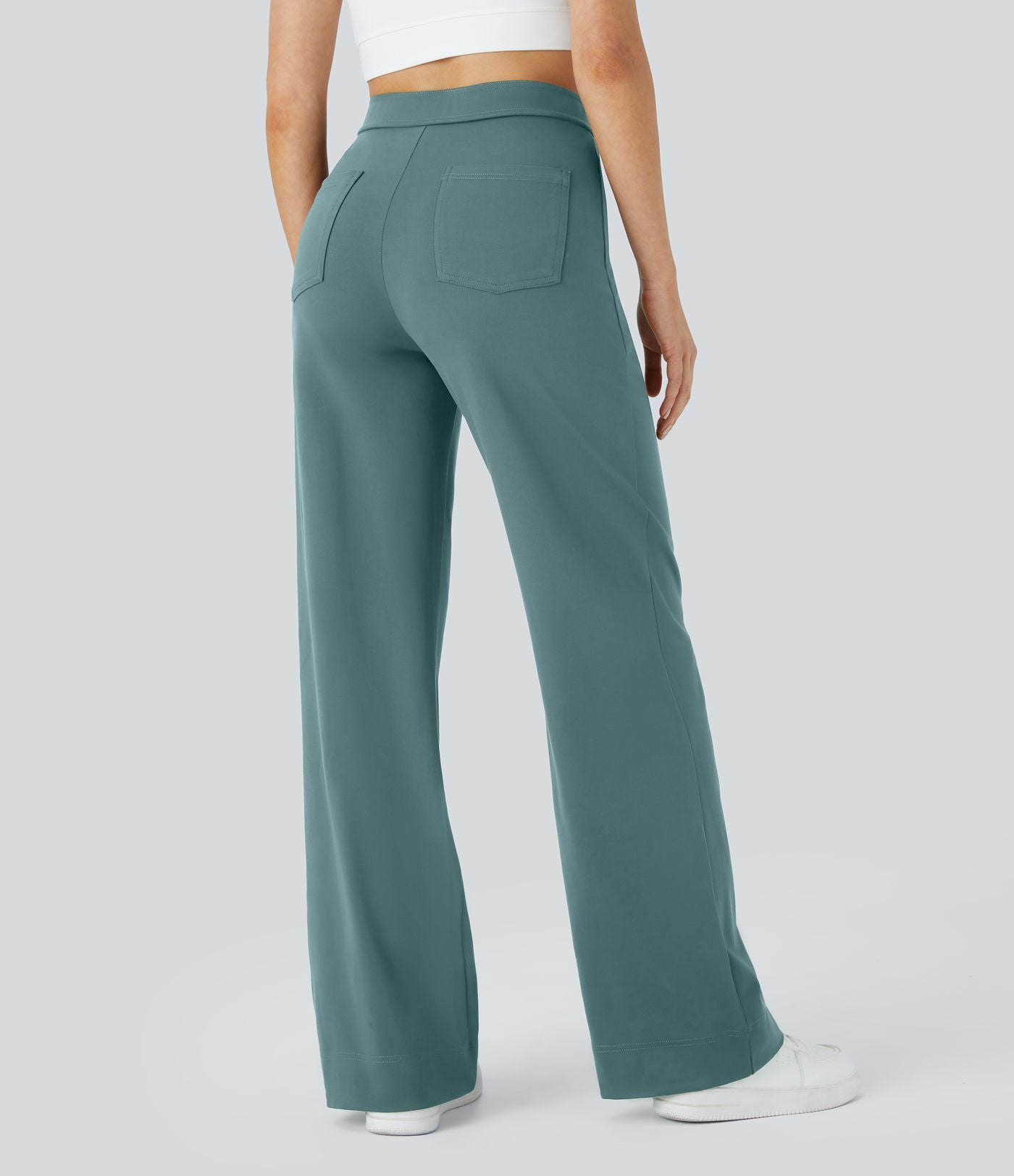Jade | Elastische broek met hoge Taille