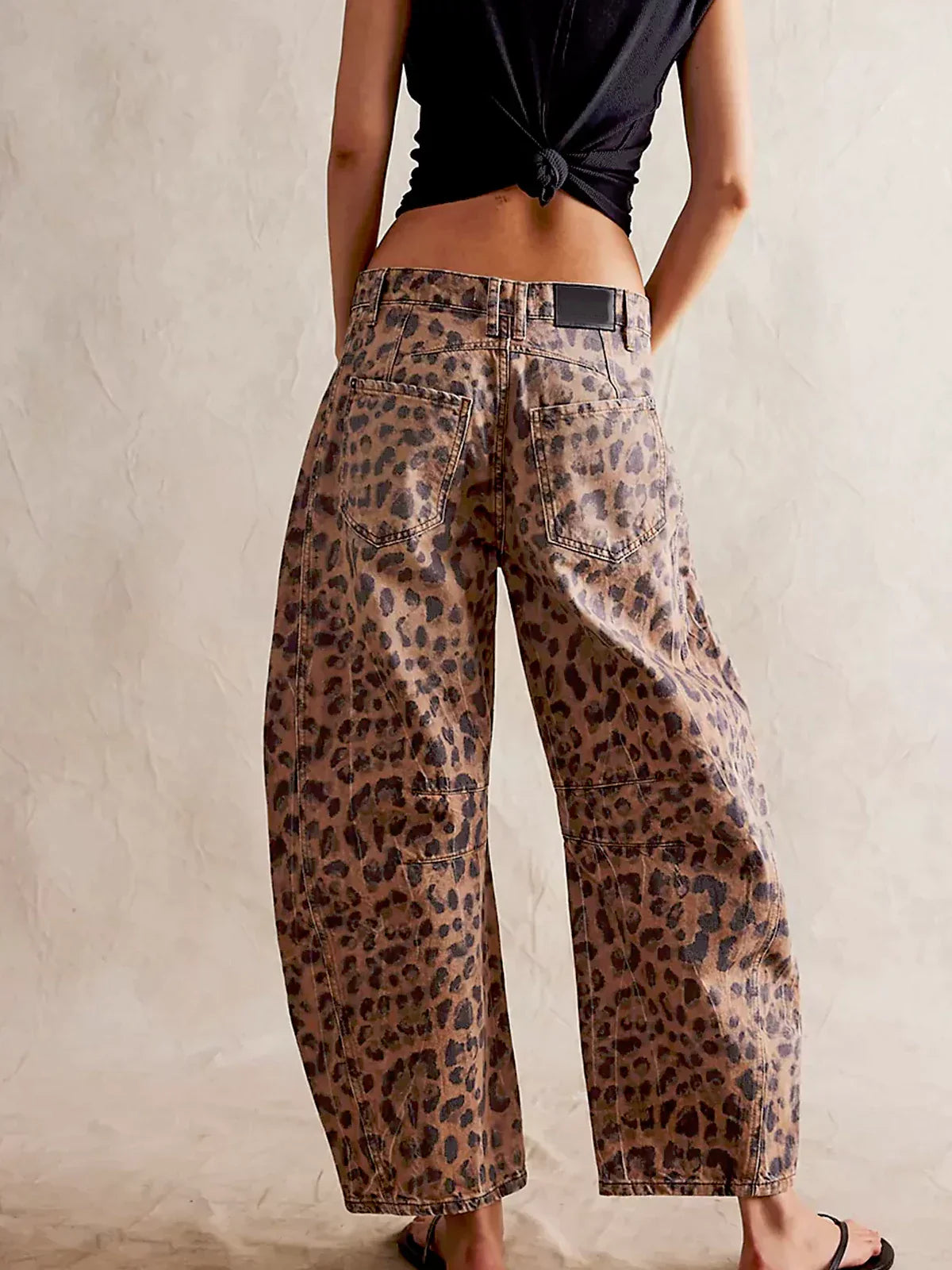 Noa | Luipaard jeans
