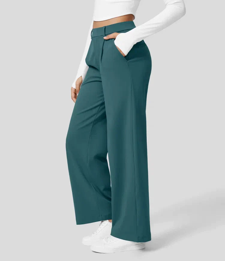 Hailee | Stretchbroek met hoge taille