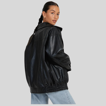 Monique | Leren Jas