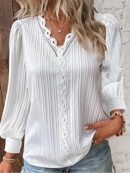 Emma | Blouse met Kantdetails