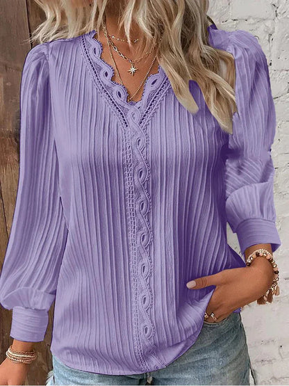 Emma | Blouse met Kantdetails