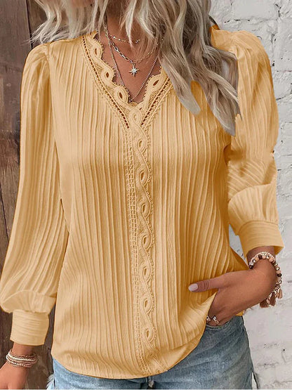 Emma | Blouse met Kantdetails