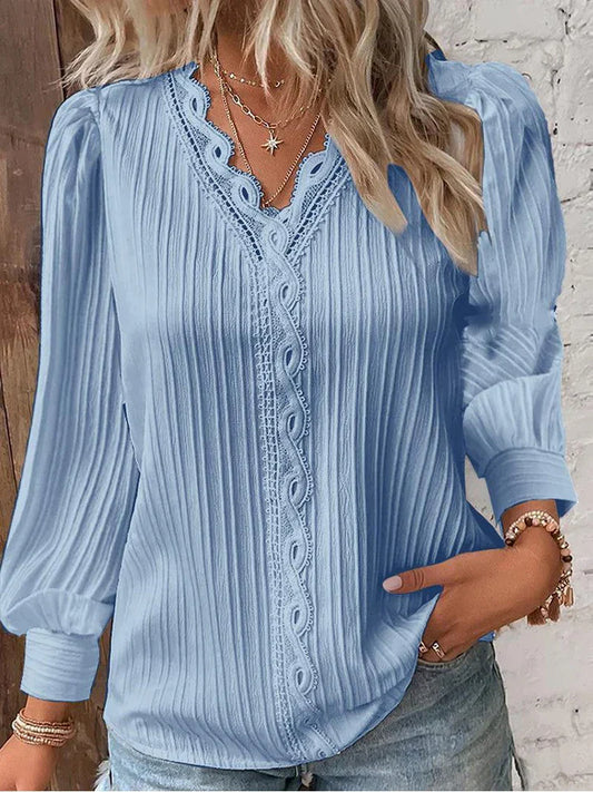 Emma | Blouse met Kantdetails