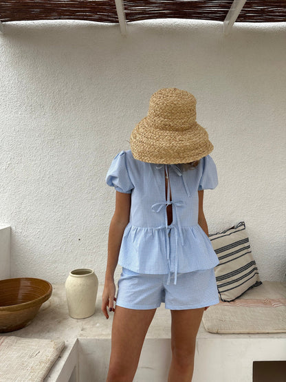Peplum | Blouse short set