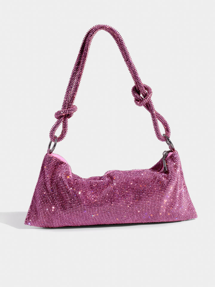 SOPHIA | Luxe Glanzende Tas met Kettingdetail