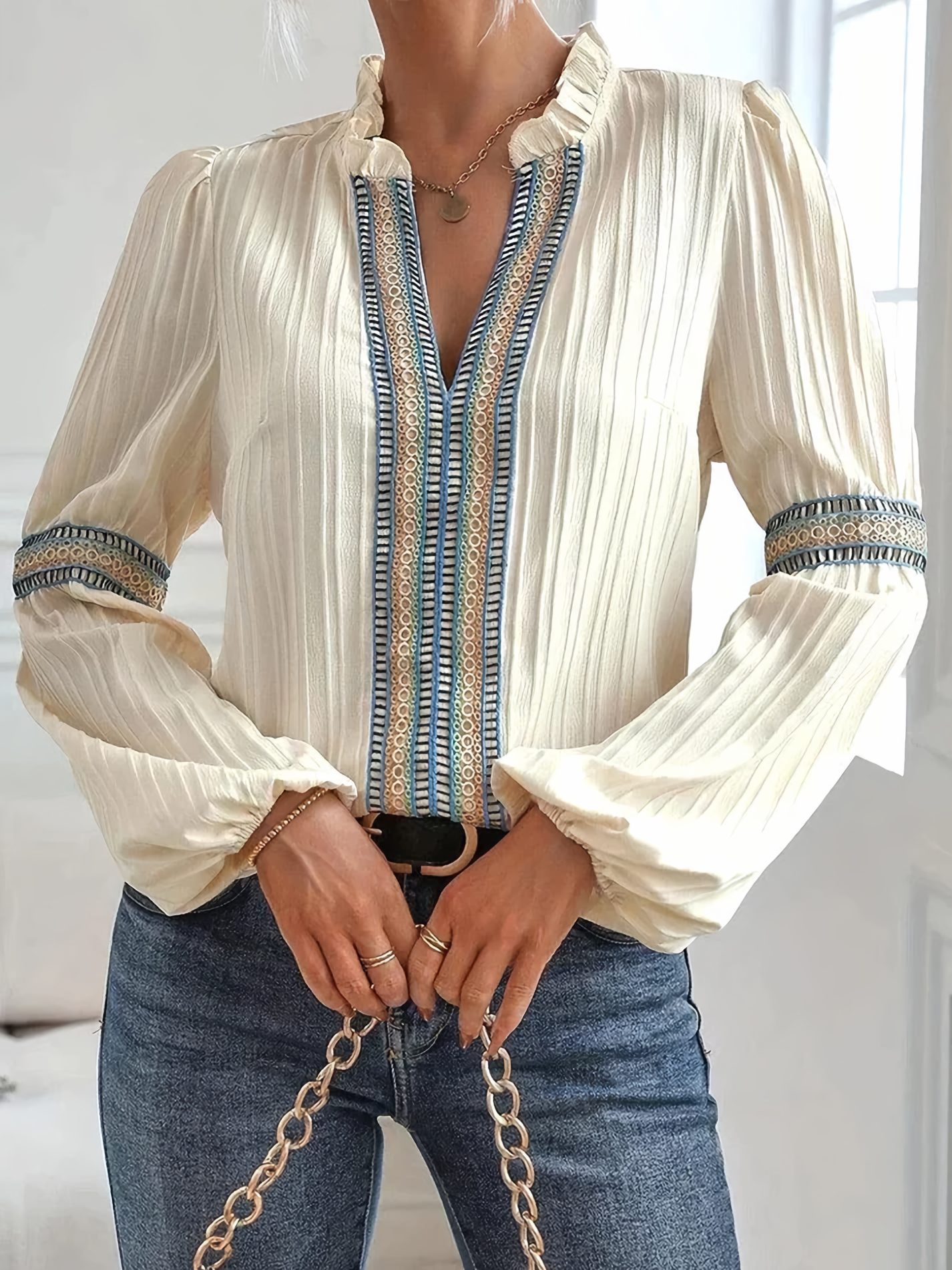 Orianna | Stijlvolle en Trendy Blouse