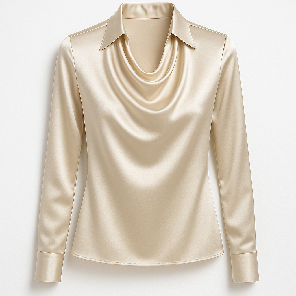 Catherine™ |  Satijnen Blouse