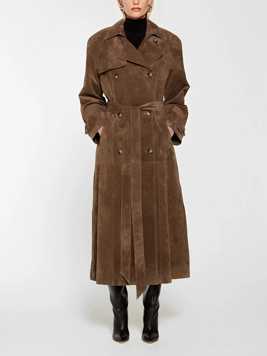 Harlow | Suède Trenchcoat