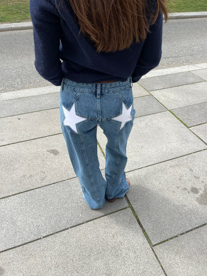 Lily | Oversized star jeans