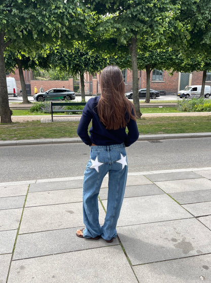 Lily | Oversized star jeans