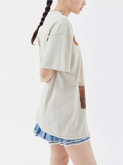 Jas & T-shirt & minirok driedelige sets