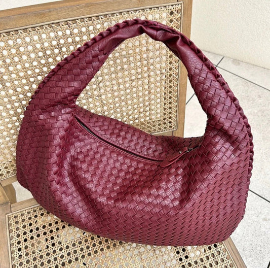 DORIN |  Trendy gevlochten handtas