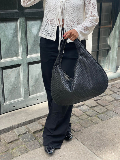 DORIN |  Trendy gevlochten handtas