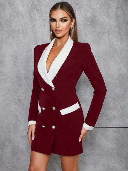 Blazer | Elegante V-hals jurk