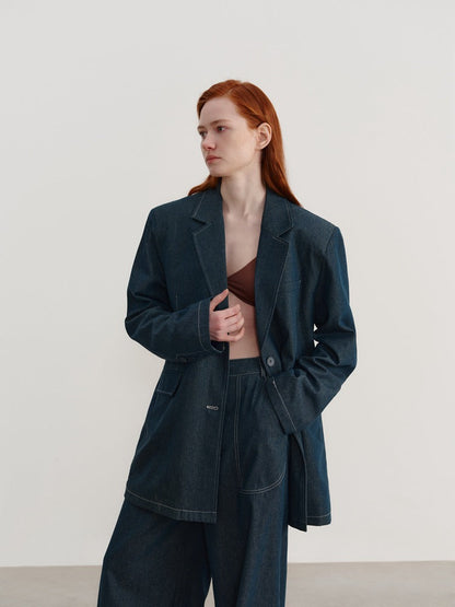 Casual | vintage denimblazer