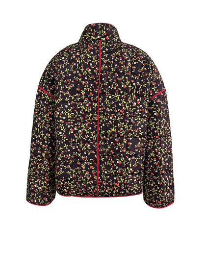 Katoenen bloemenprint jack