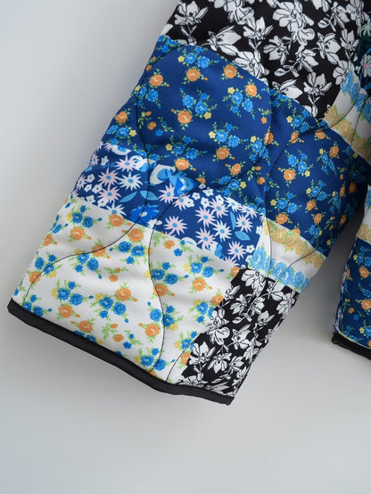 Revvy | Jas met bloemenpatchworkprint