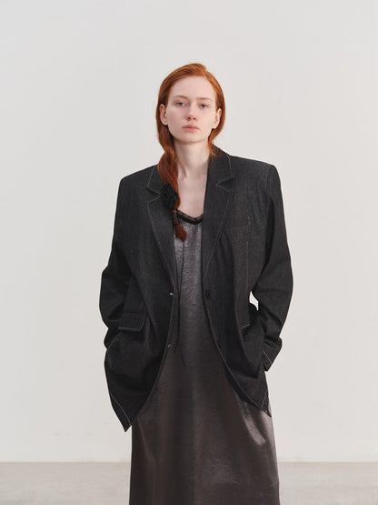 Casual | vintage denimblazer