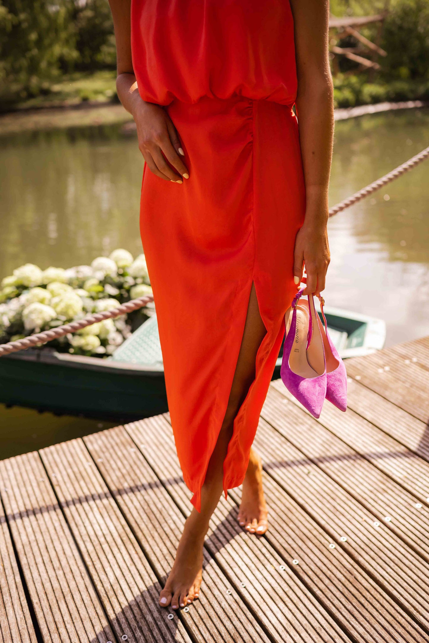 Élise™ | Zomers Midi Jurkje