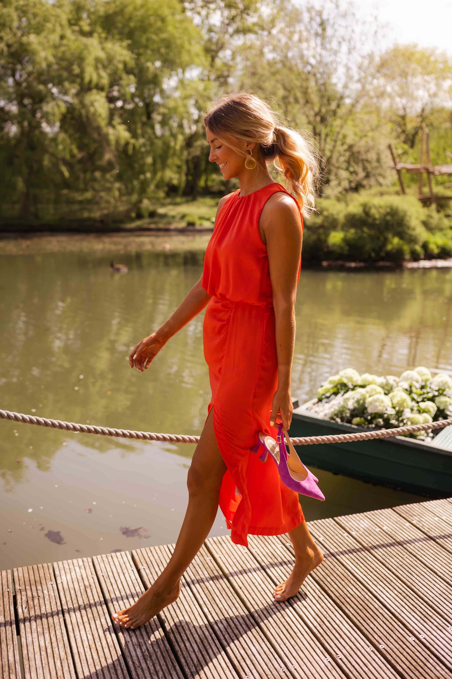 Élise™ | Zomers Midi Jurkje