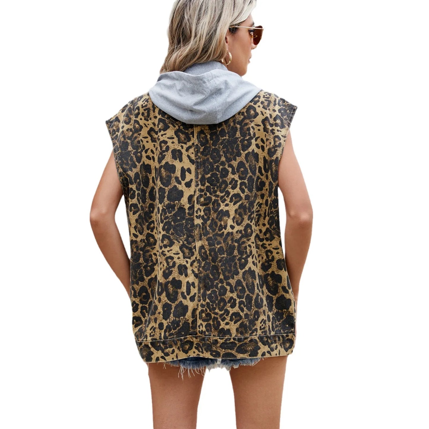 Luma | Mouwloos denim gilet