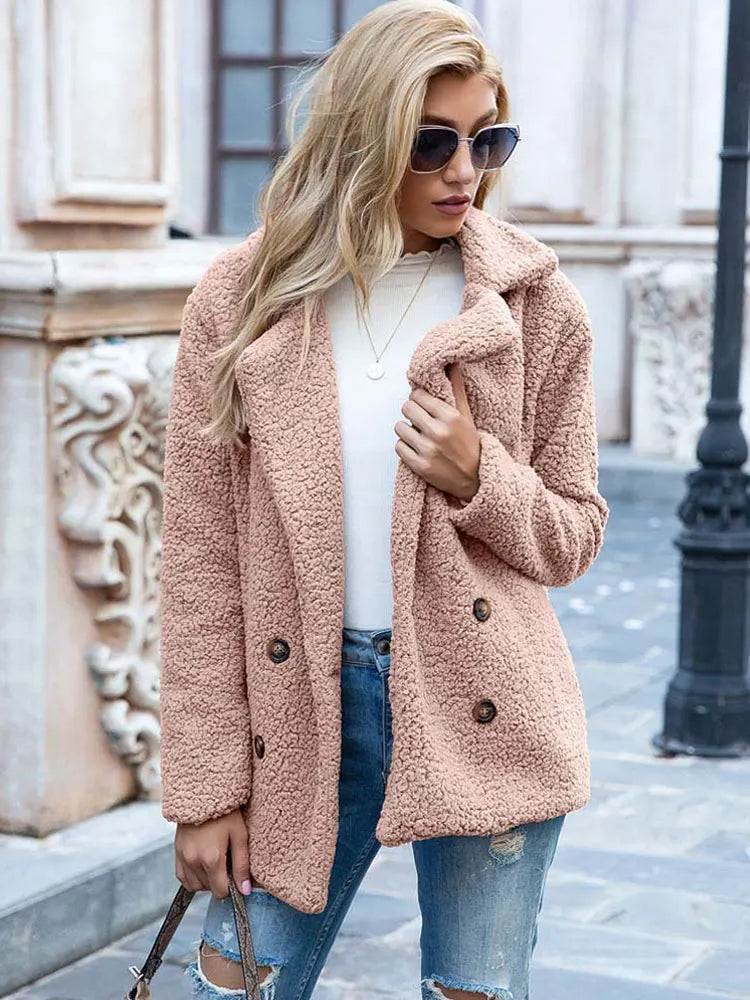 Sanne™ | Faux Fur Jas