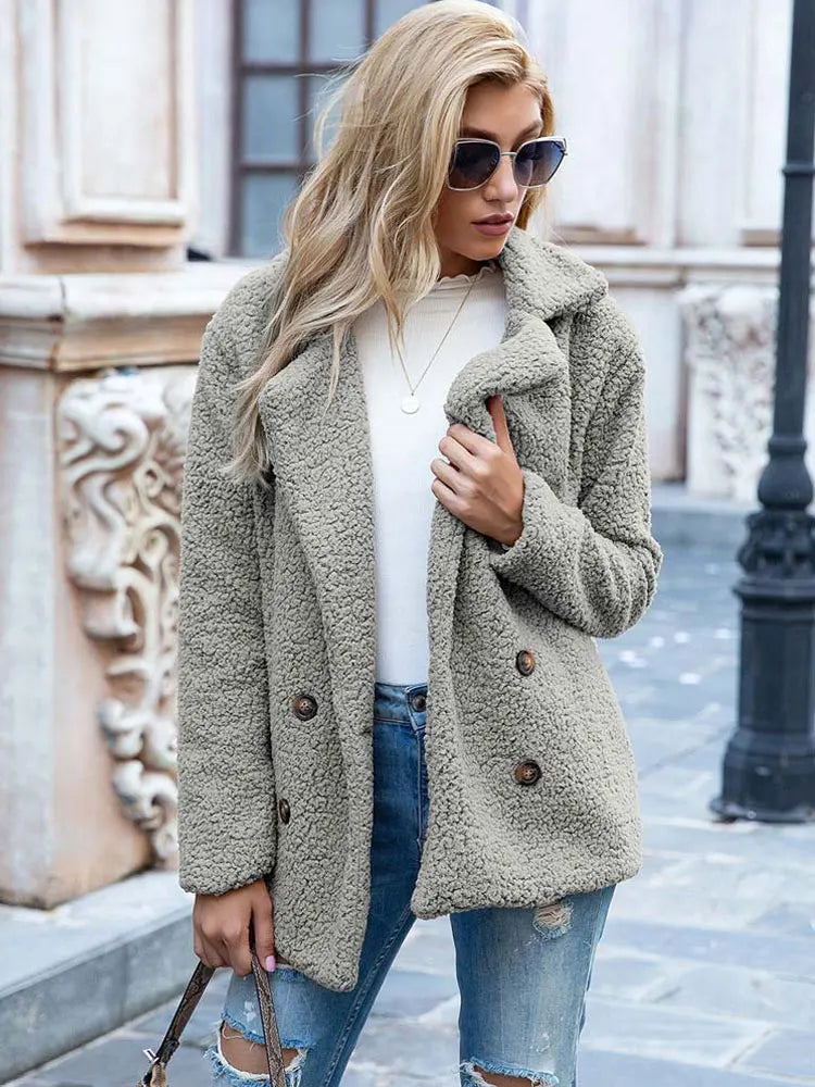 Sanne™ | Faux Fur Jas