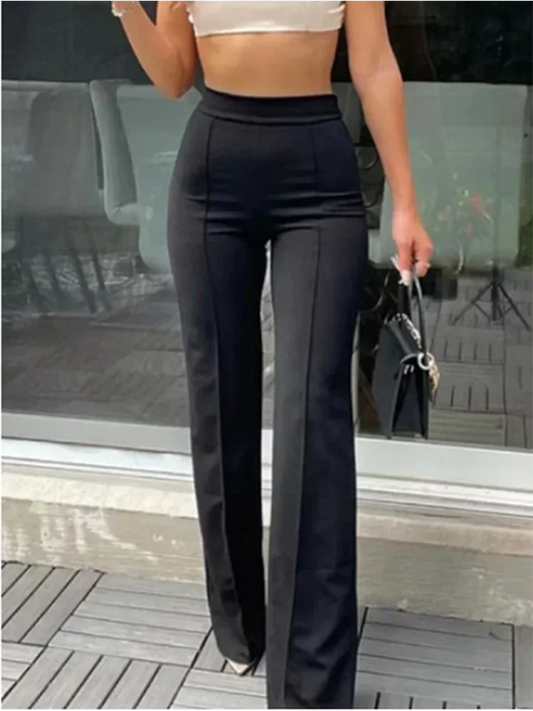 Verdi | Slim-Fit Bell-Bottom Broek