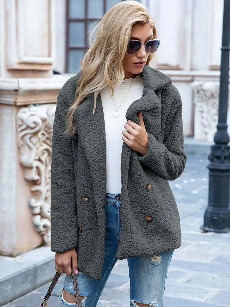 Sanne™ | Faux Fur Jas