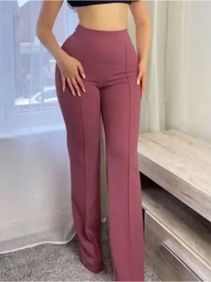Verdi | Slim-Fit Bell-Bottom Broek