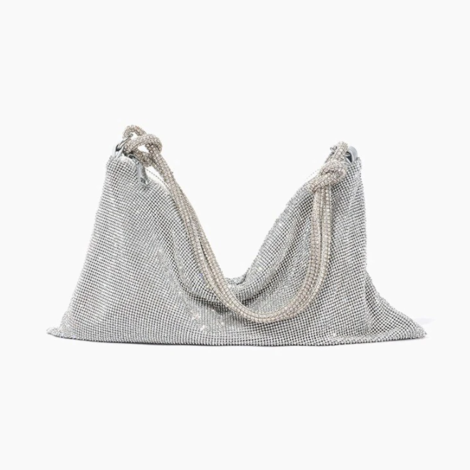 SOPHIA | Luxe Glanzende Tas met Kettingdetail