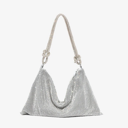 SOPHIA | Luxe Glanzende Tas met Kettingdetail