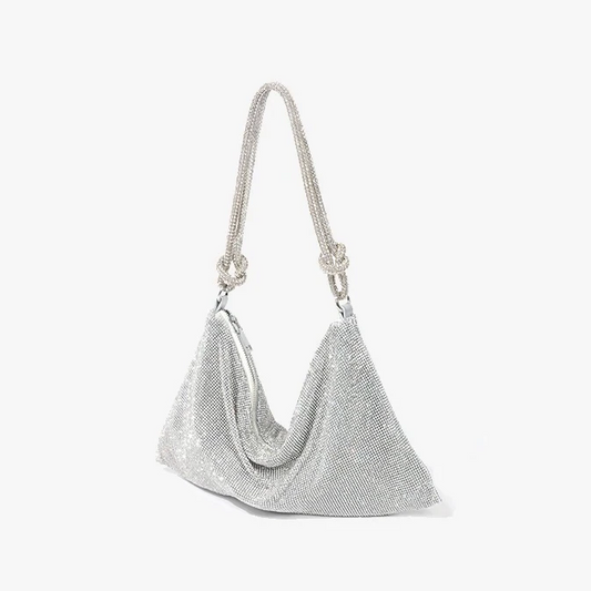 SOPHIA | Luxe Glanzende Tas met Kettingdetail