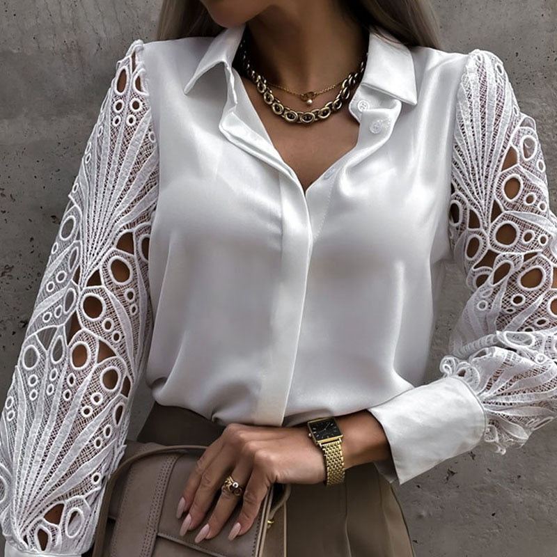 Laila | Zijdezachte damesblouse