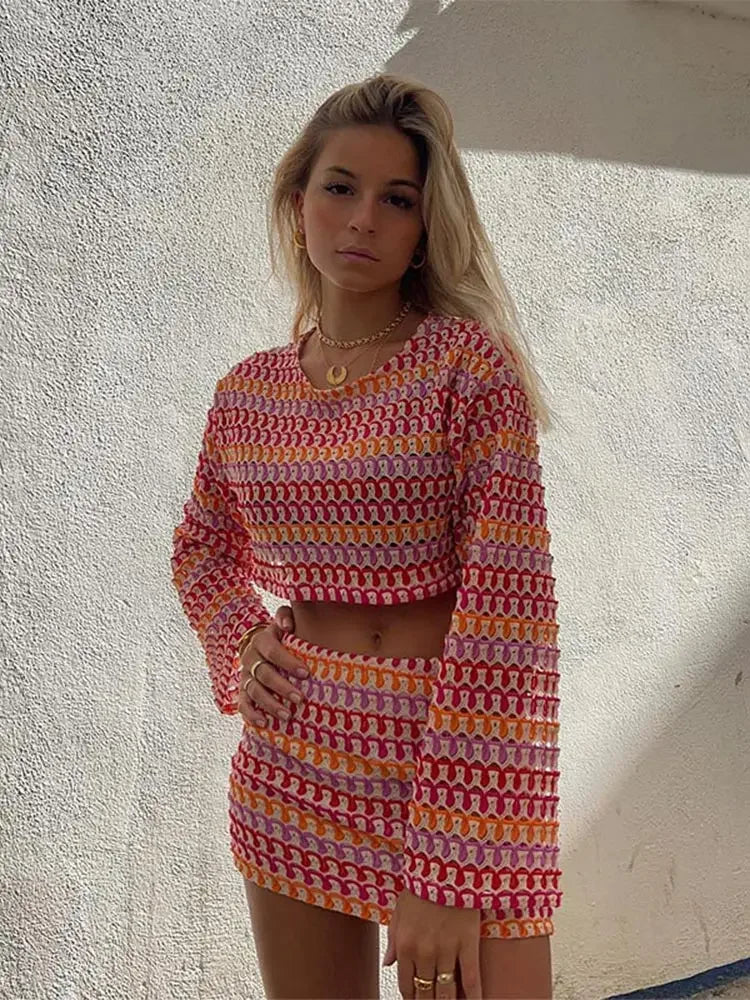 Emmy | Flared Two Piece Set