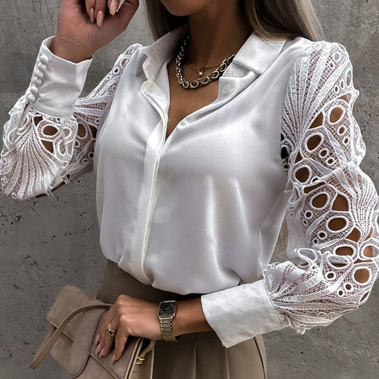 Laila | Zijdezachte damesblouse