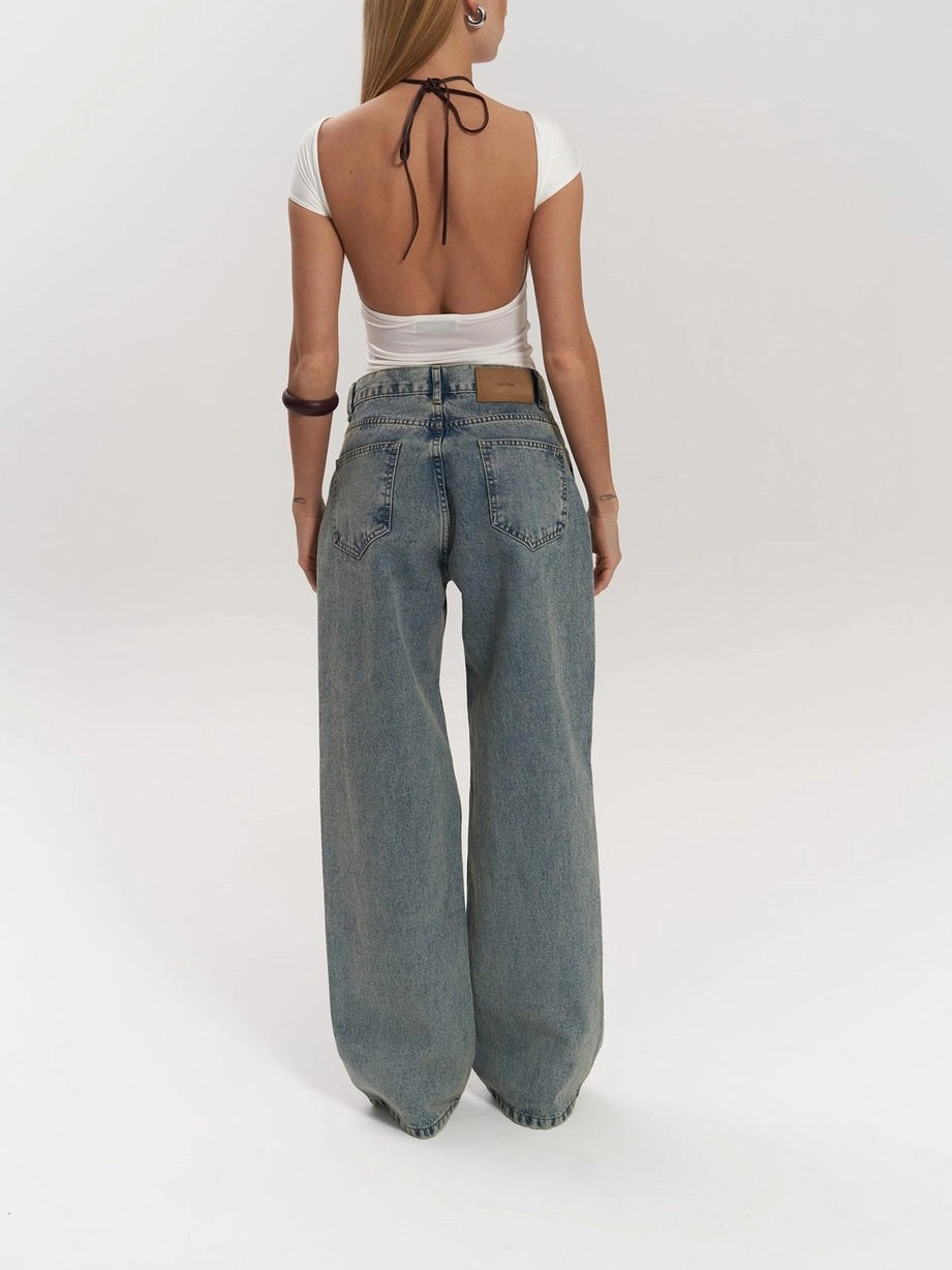 Trixie | Blauwe Transparante Jeans