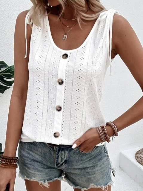 Clara™ | Mouwloze Zomertop voor Vrouwen