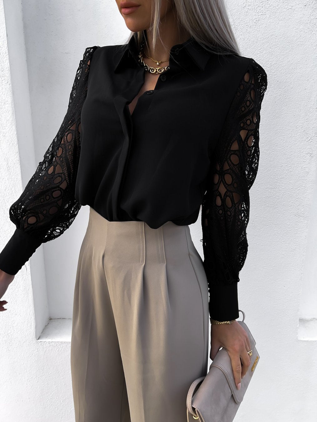 Laila | Zijdezachte damesblouse