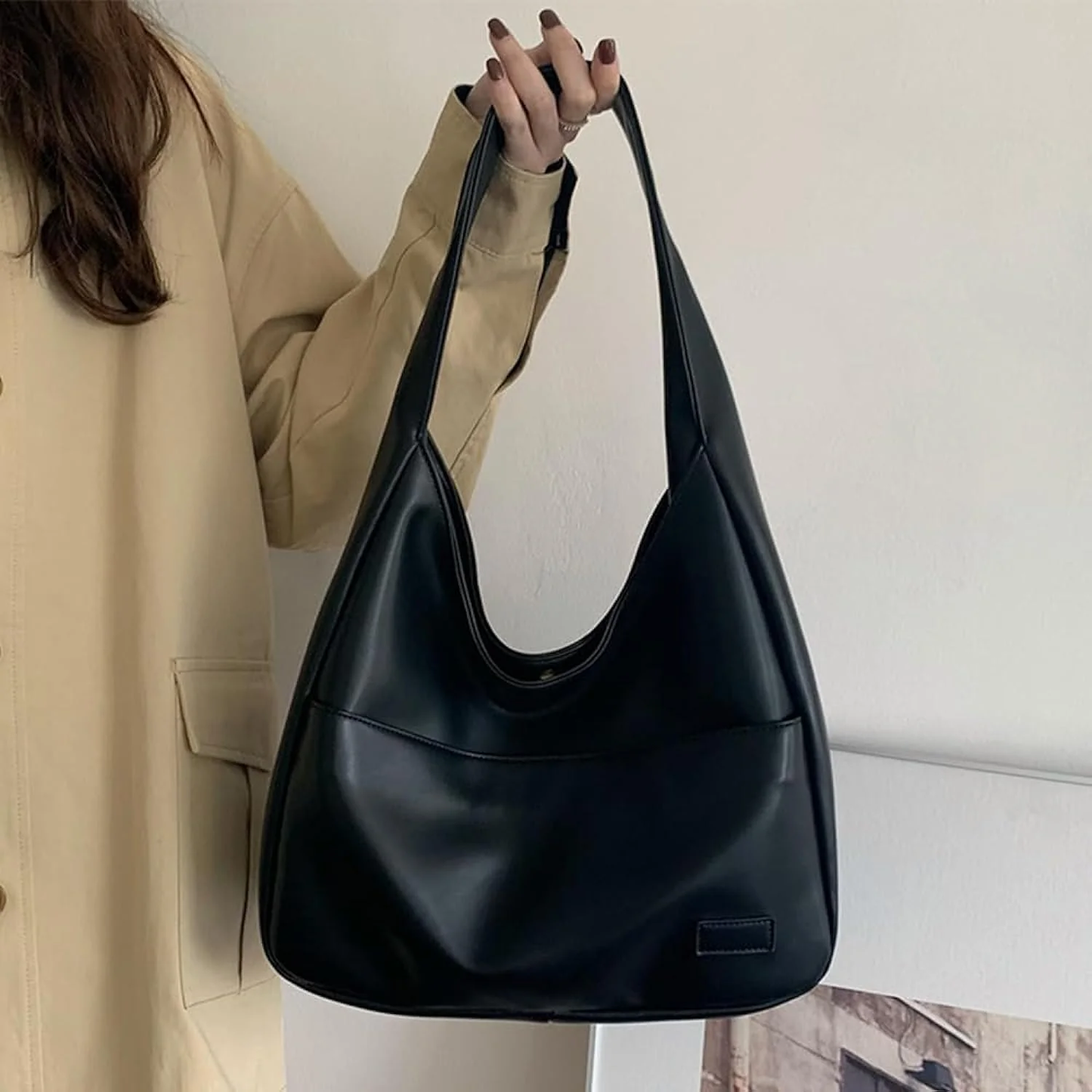 THEONI | Luxe Leren Hobo Bag