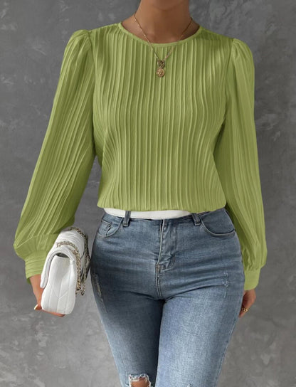 By Olivia | Dames Blouse met Lantaarnmouwen