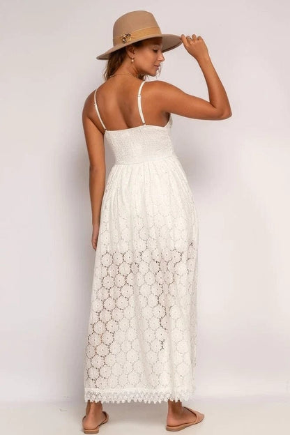 Nina™ | Chique Witte Ibiza Jurk