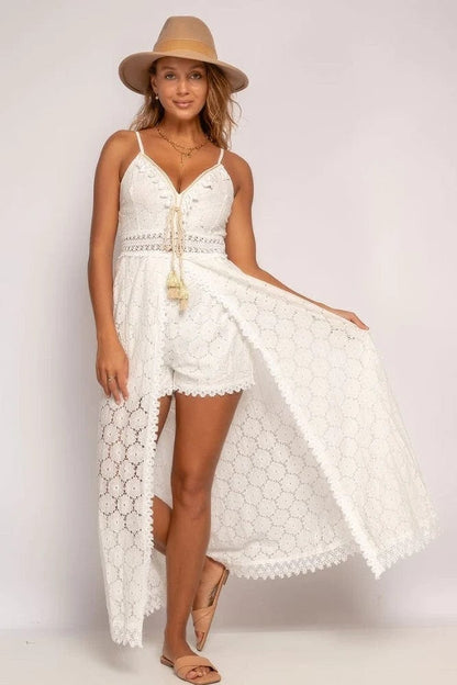 Nina™ | Chique Witte Ibiza Jurk