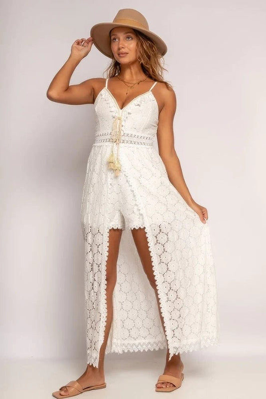 Nina™ | Chique Witte Ibiza Jurk
