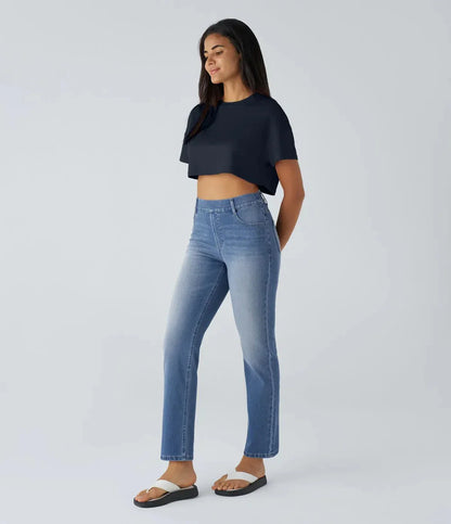 ComfortFit™ | Elastische & Comfortabele Broek Met Hoge Taille