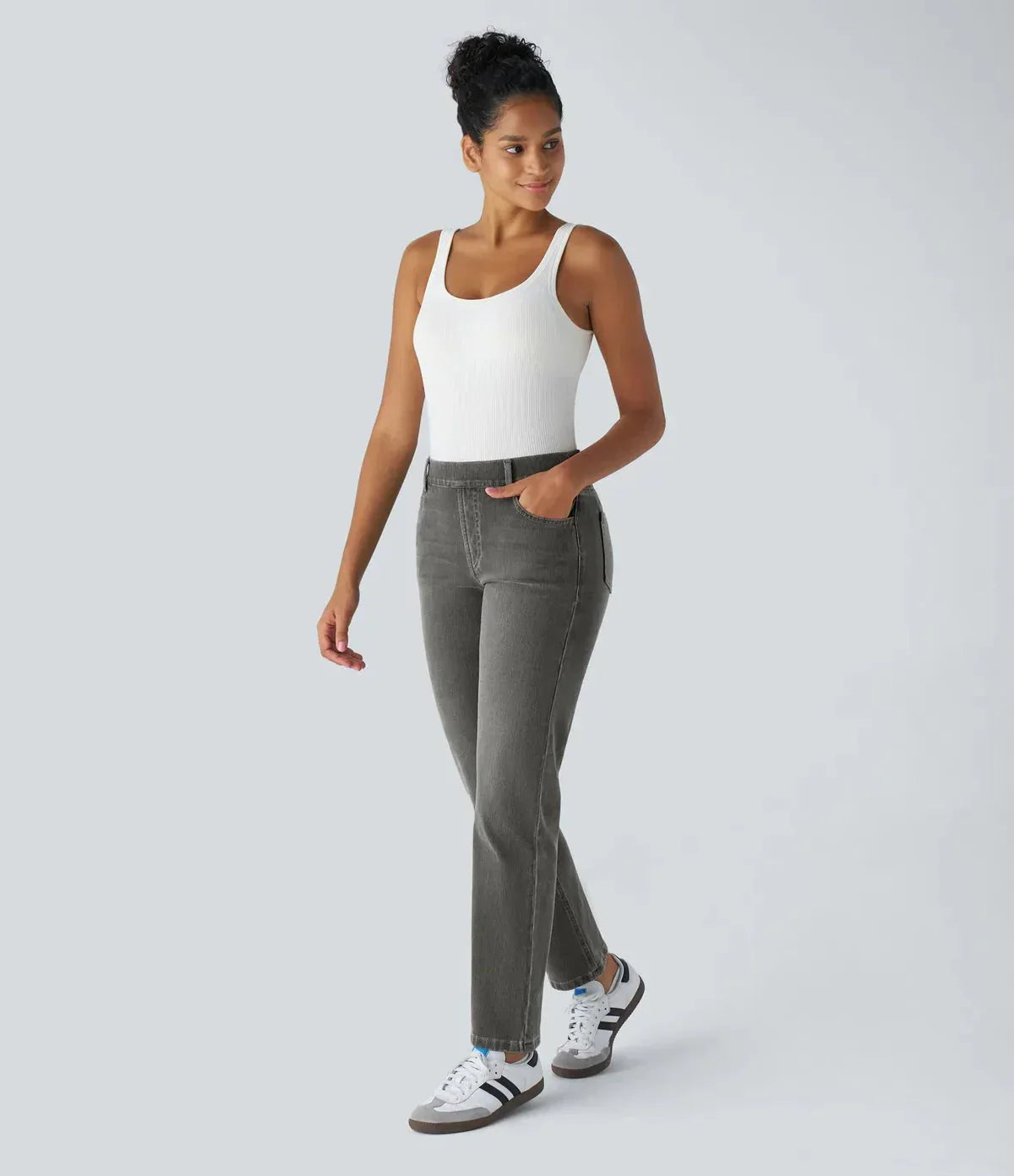 ComfortFit™ | Elastische & Comfortabele Broek Met Hoge Taille
